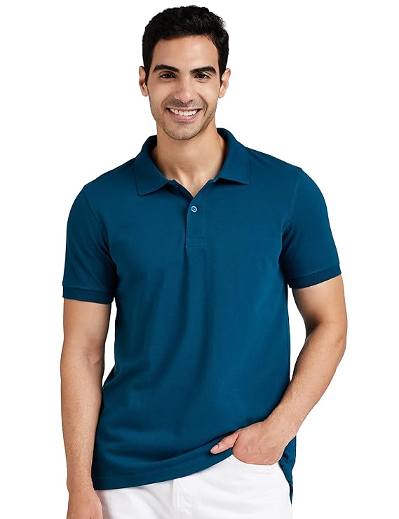 Symbol Men's Solid Cotton Rich Polo T Sh...