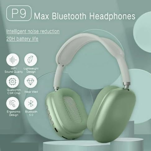 P9 Plus compatible On Ear Wireles Headphones Max Bluetooth Headset