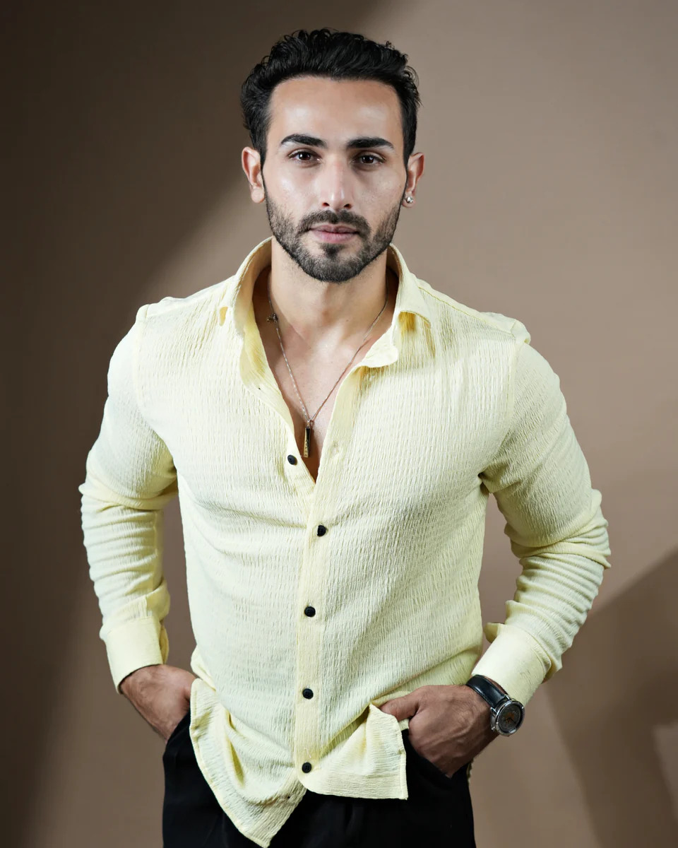 Bluecorp Enterprise Classic Polycotton Solid Casual Shirts for Men