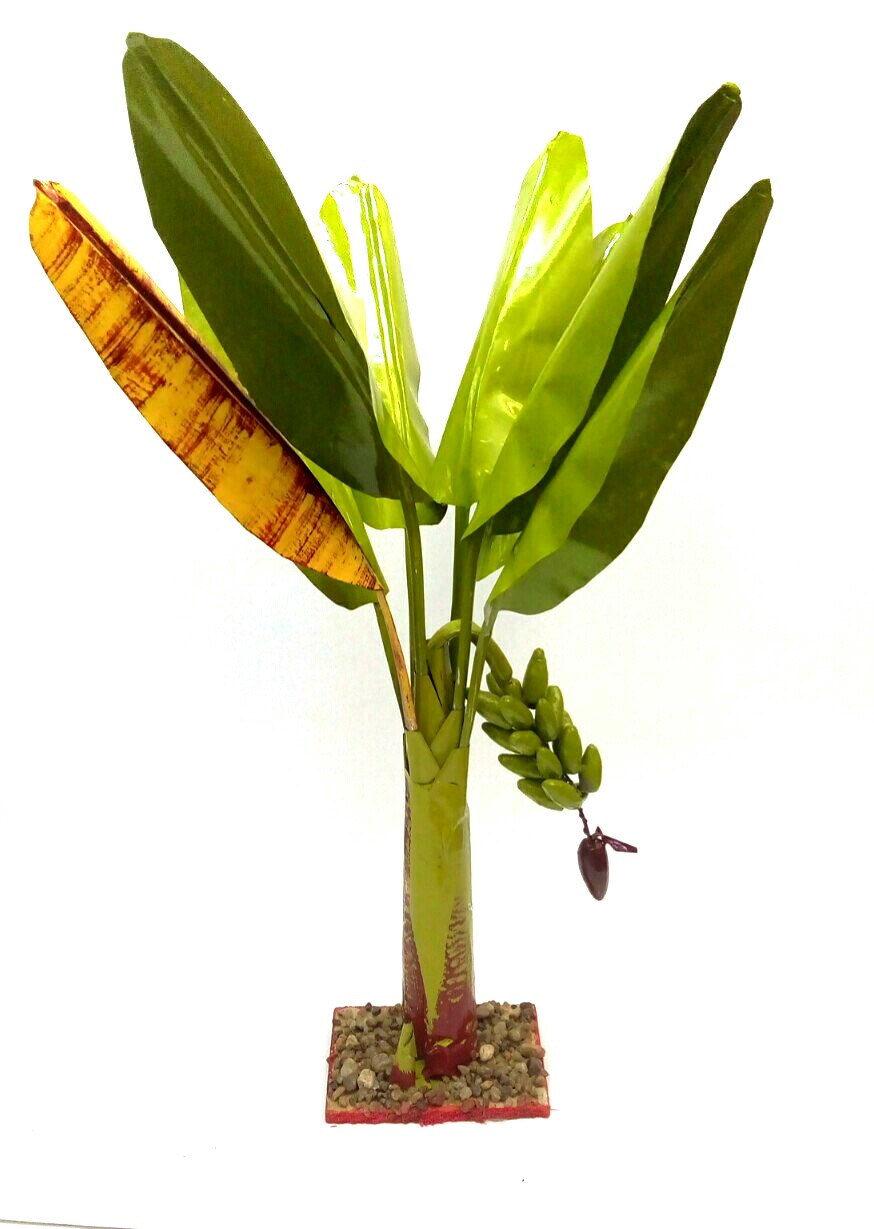 Artificial Banana Tree for Pooja Metal Banana Trees Decoration Set