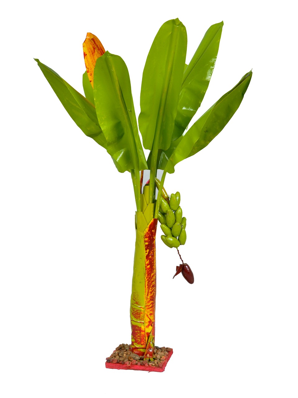 Metal Banana Tree for Pooja Decorative Temple Handicraft