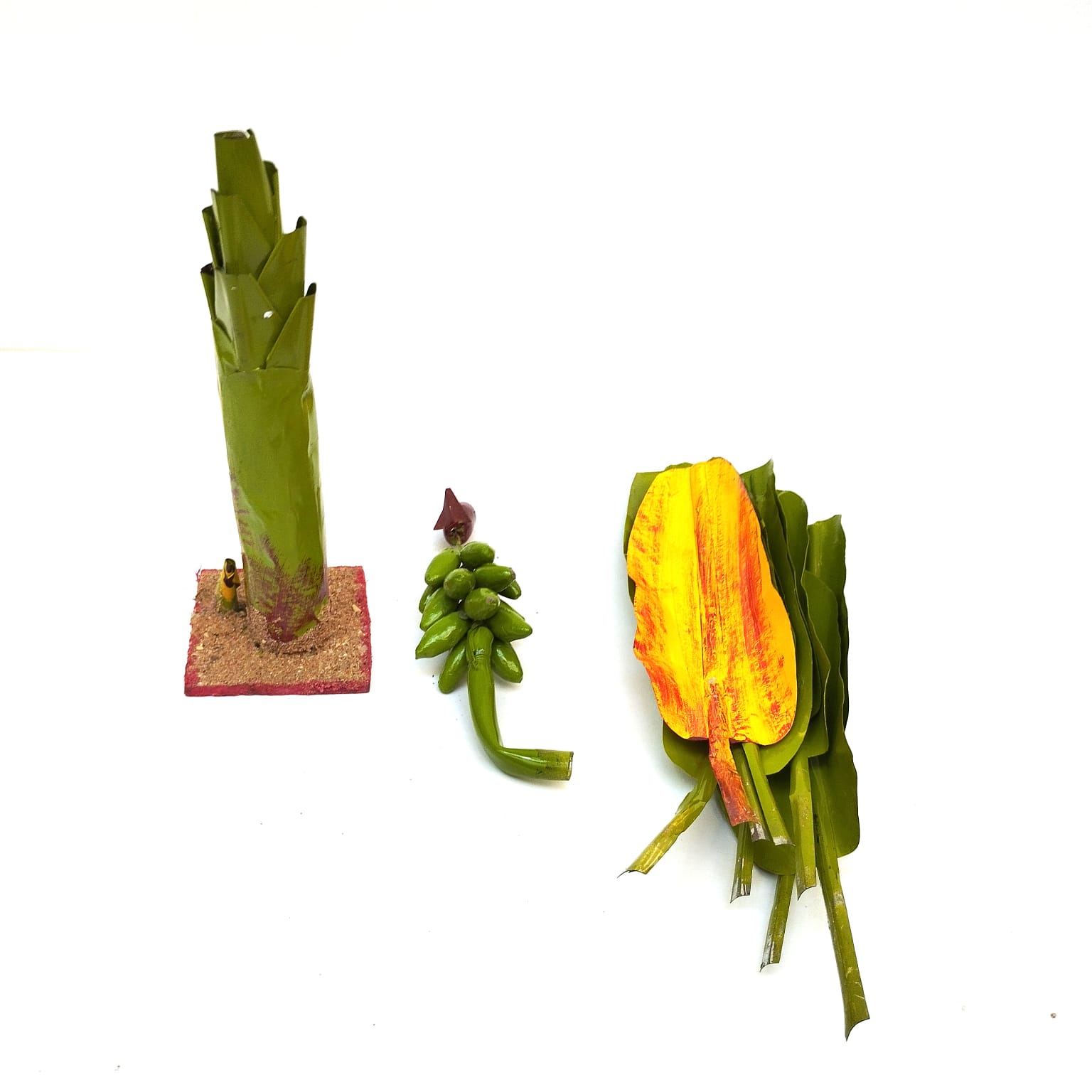 Metal Banana Tree for Pooja Decorative Temple Handicraft