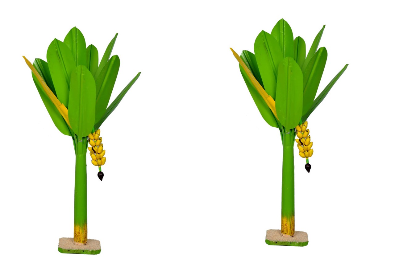 Artificial Banana Tree for Pooja Metal B...