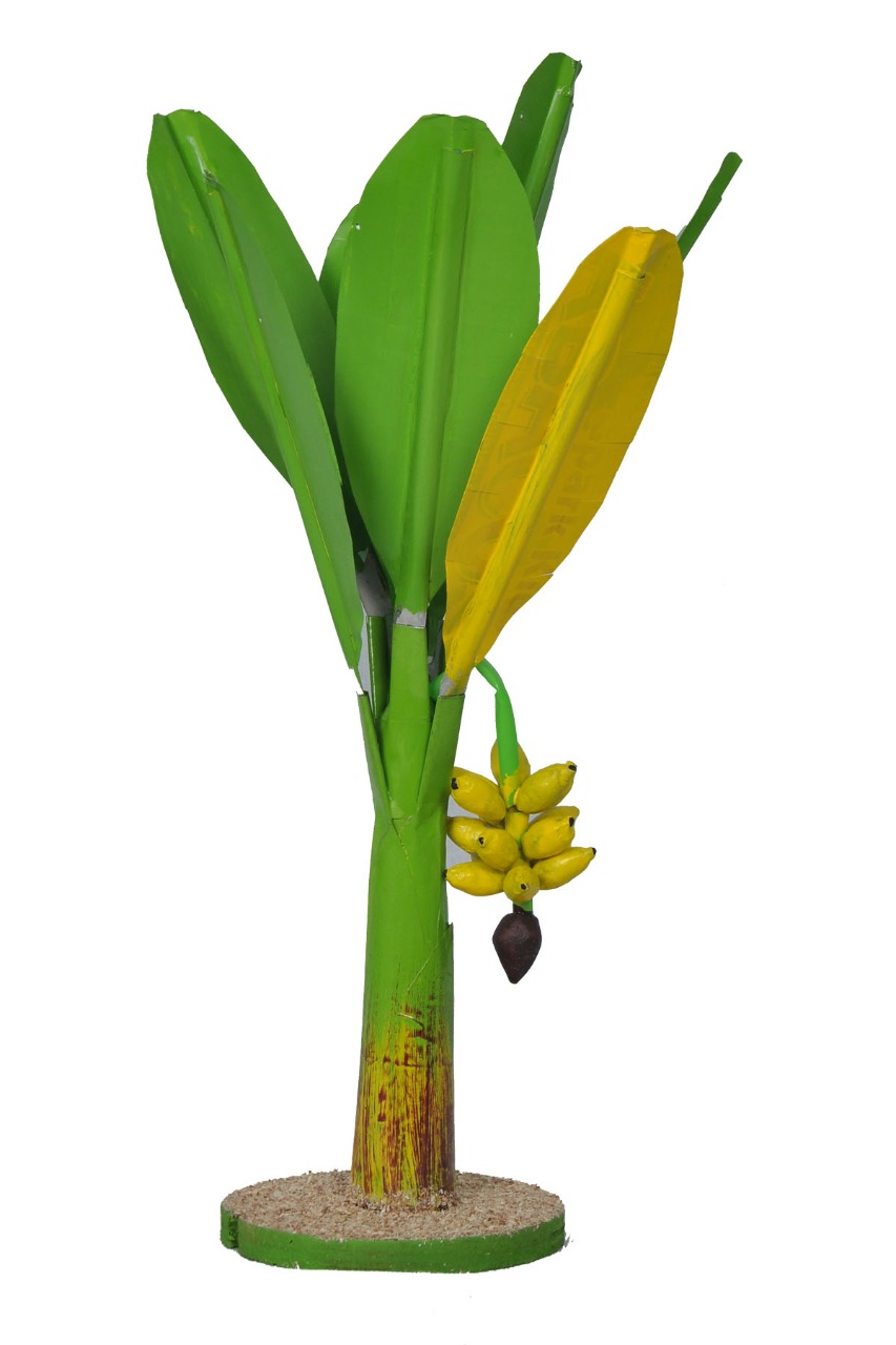 Artificial Banana Tree for Pooja Metal Banana Trees Decoration 16 Ft Pair