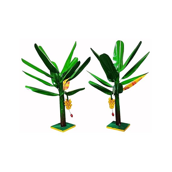 Artificial Banana Tree for Pooja Metal B...