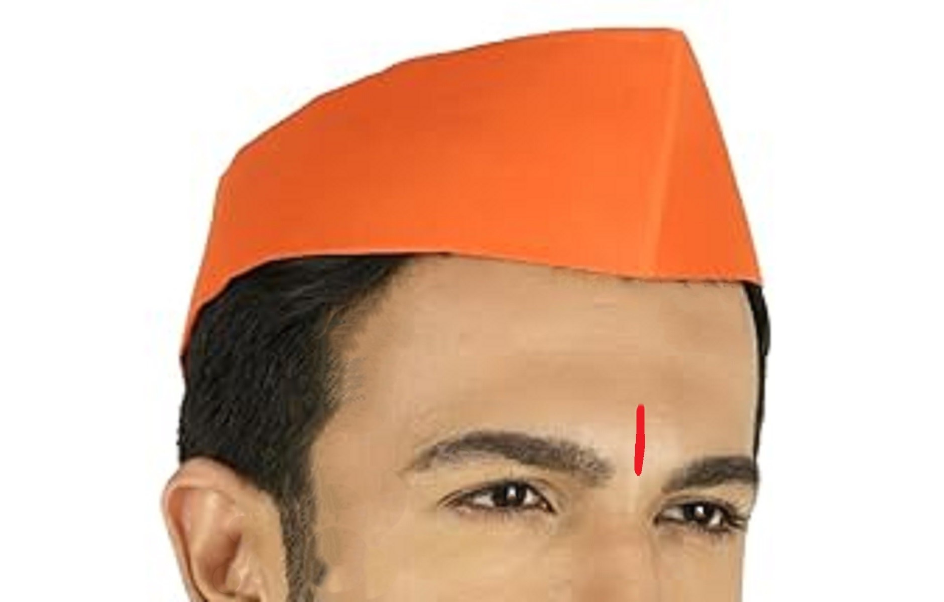 Orange Ghandi Neharu caps for men and women