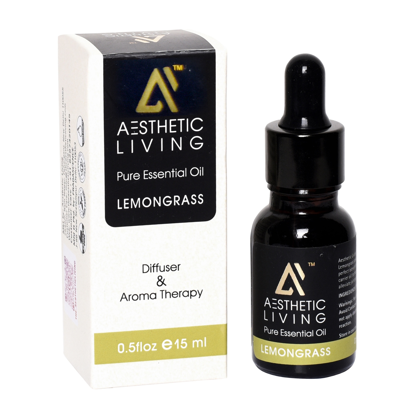 Pure Lemongrass Essential Oil 15ml for H...