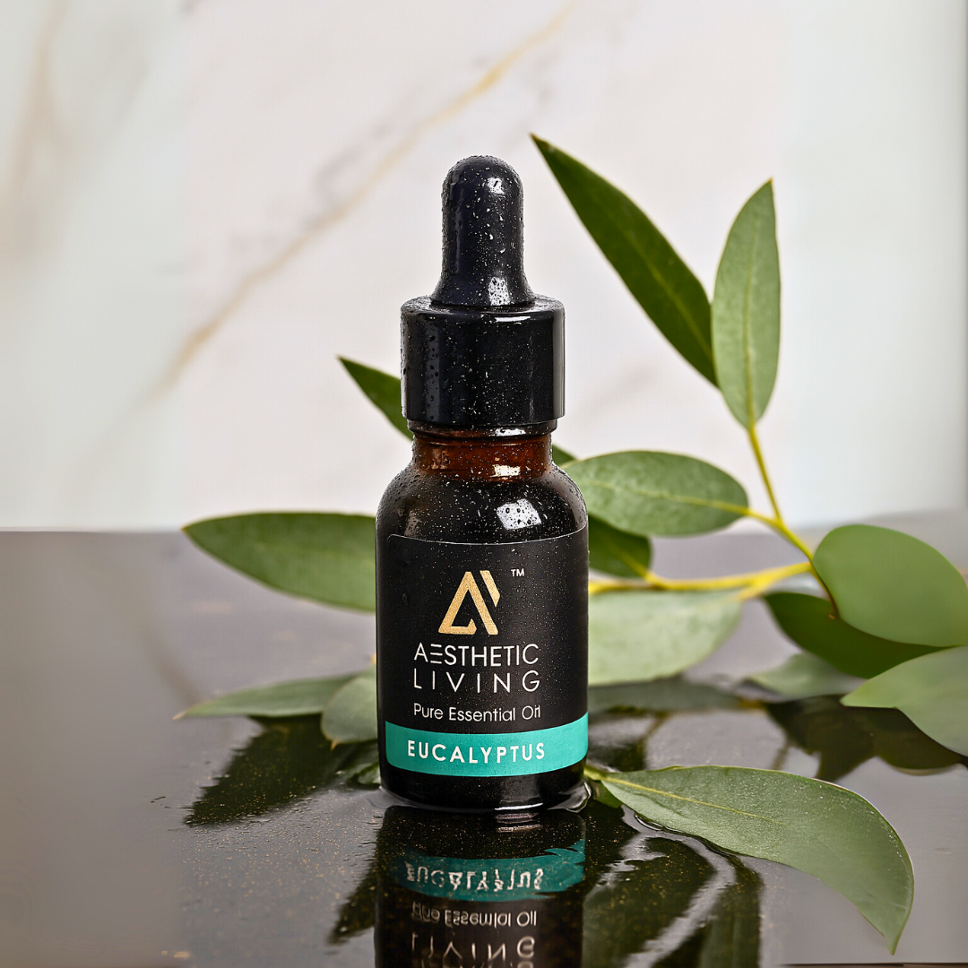 Aesthetic Living Eucalyptus Essential Oil 15ml for Aromatherapy