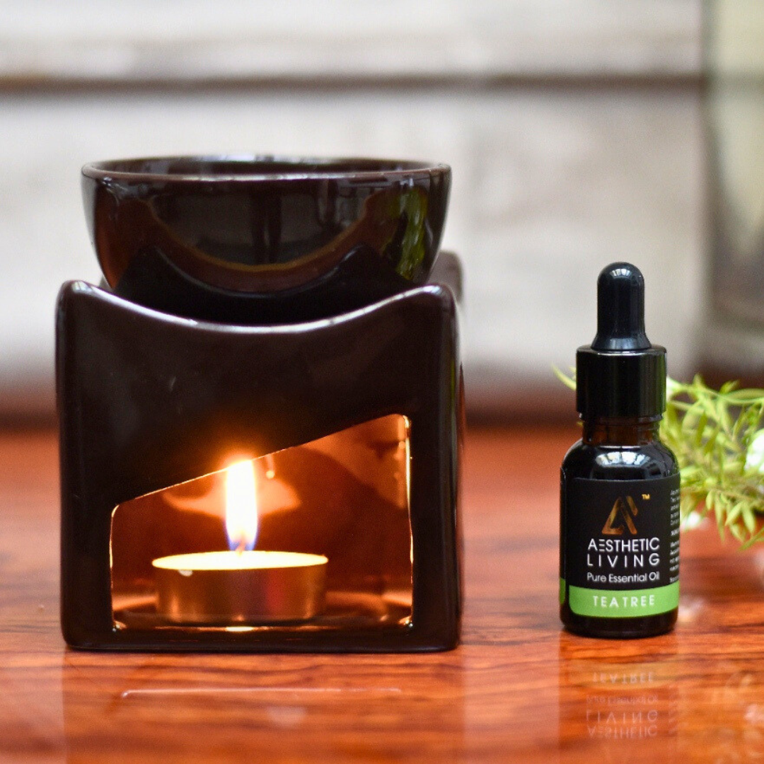 Aesthetic Living Pure Tea Tree Essential Oil 15ml for Aromatherapy