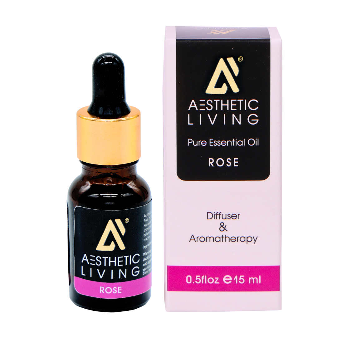 Aesthetic Living Pure Rose Essential Oil...