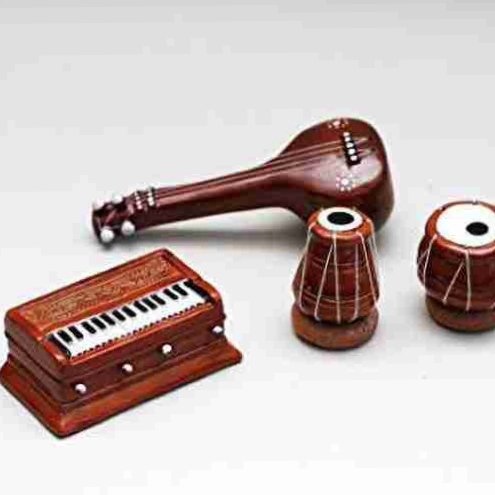 Clay Musical Instruments Handicraft Decorative Home Showpiece
