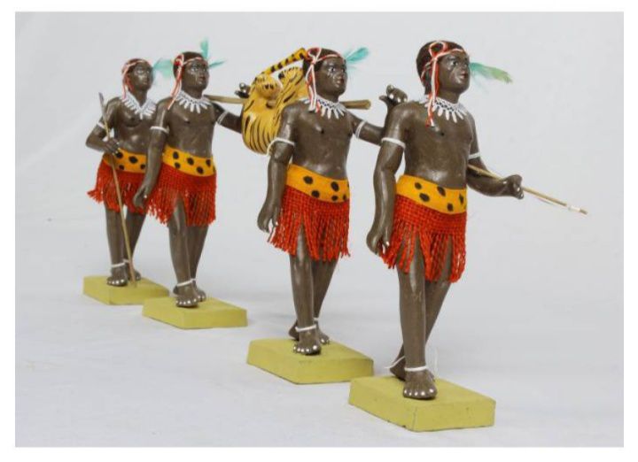 Clay Human Figurine Handicrafts Home Decor