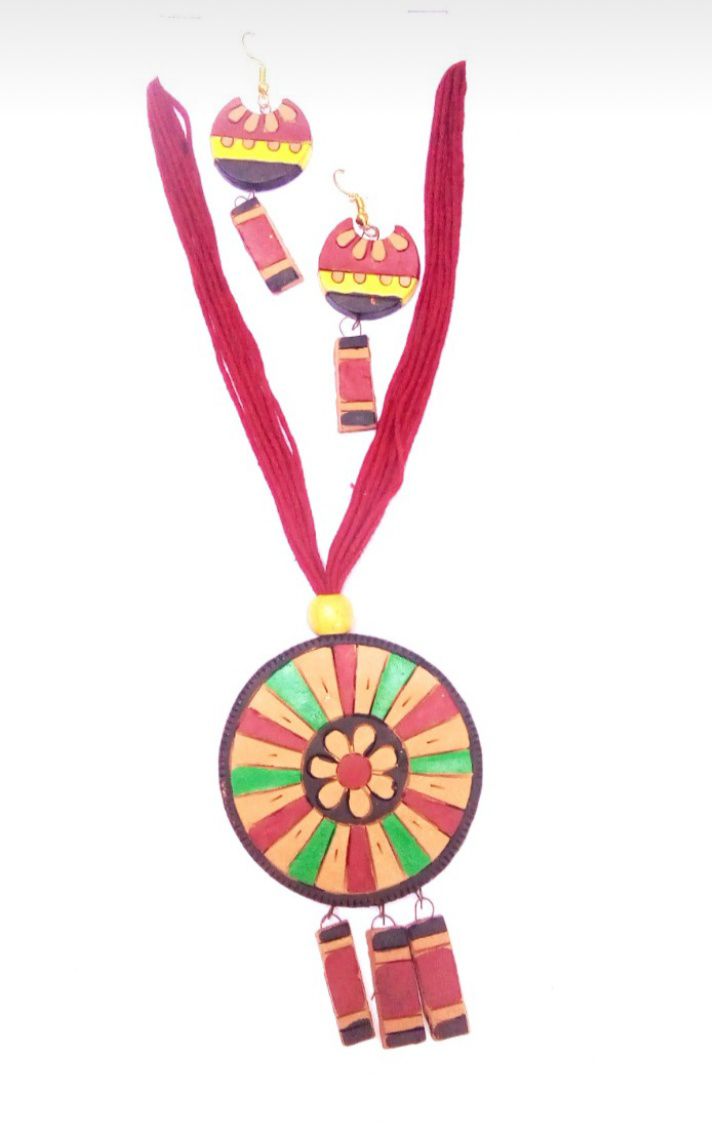 Clay Jewellery Set Traditional Handicrafts
