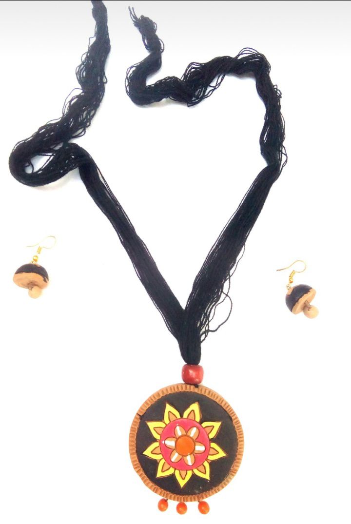 Handmade Clay Jewellery Traditional Hand...