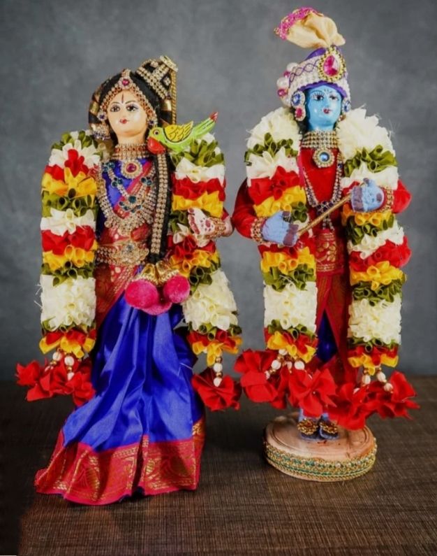 Andal Krishna Doll 12 Inch Traditional Handicraft