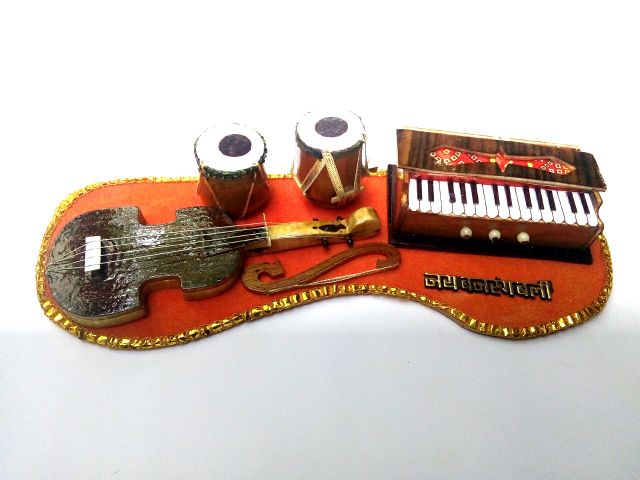 Wooden Musical Instrument Decor Handicra...