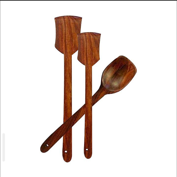 Wooden Non Stick Spoon Set Kitchen Handicraft