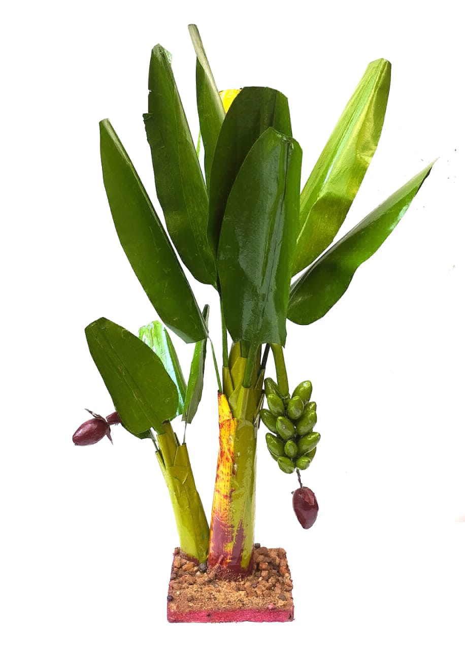 Artificial Banana Tree Pair 45 cm Decora...