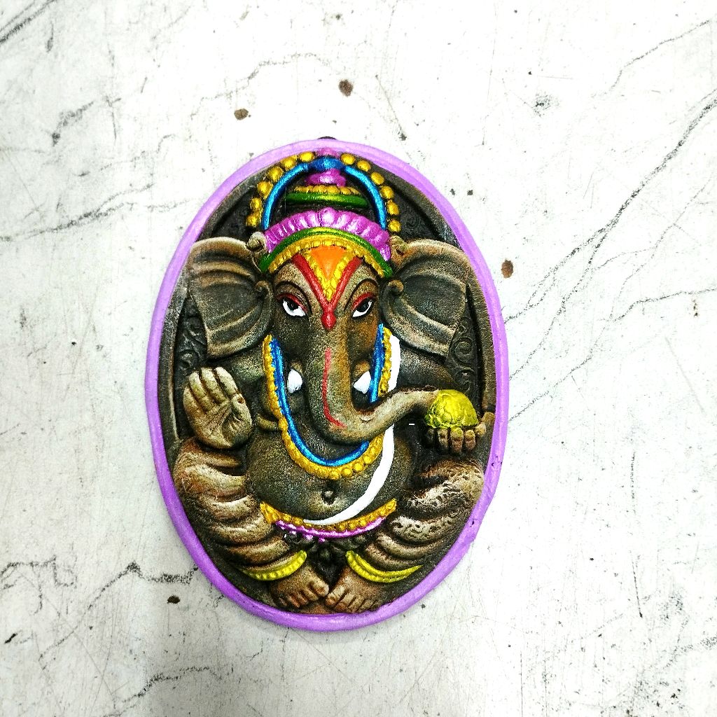 Ganapathy Wall Hanging 18 cm Traditional Handicraft Decor