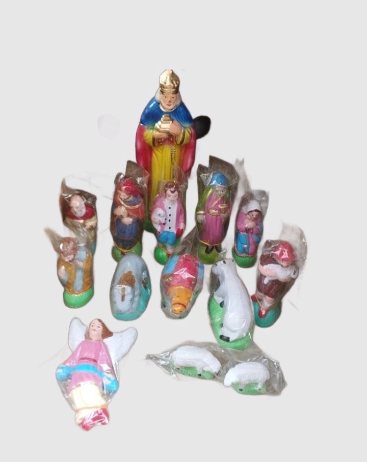 Christmas Gosala Idols Handicraft Set Festive Decor
