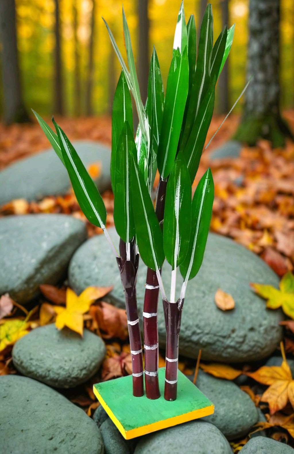 Artificial Sugar Cane Tree 2 Ft Handicraft Home Decoration