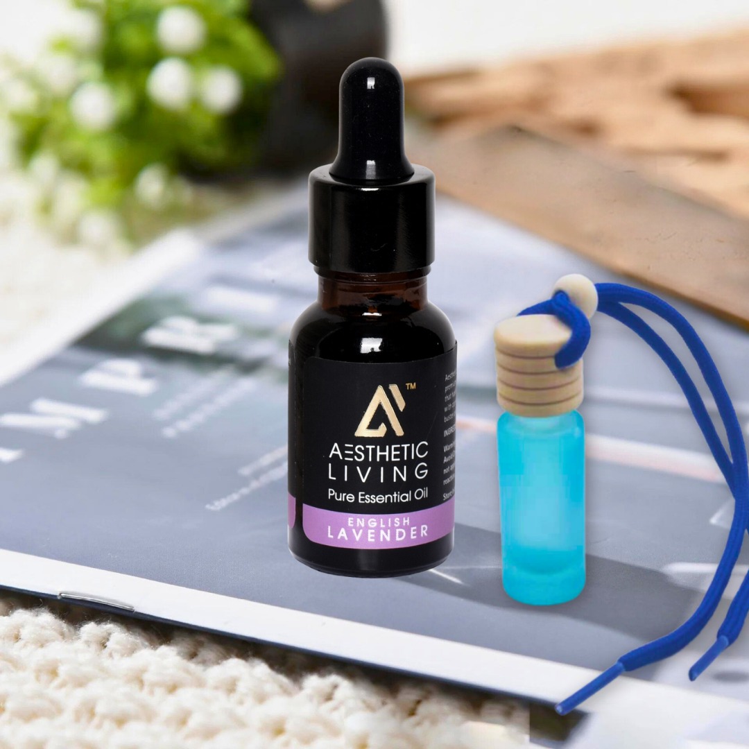 Neon Tube Shape Car Aromatizer Diffuser Bottle with Oil English Lavender