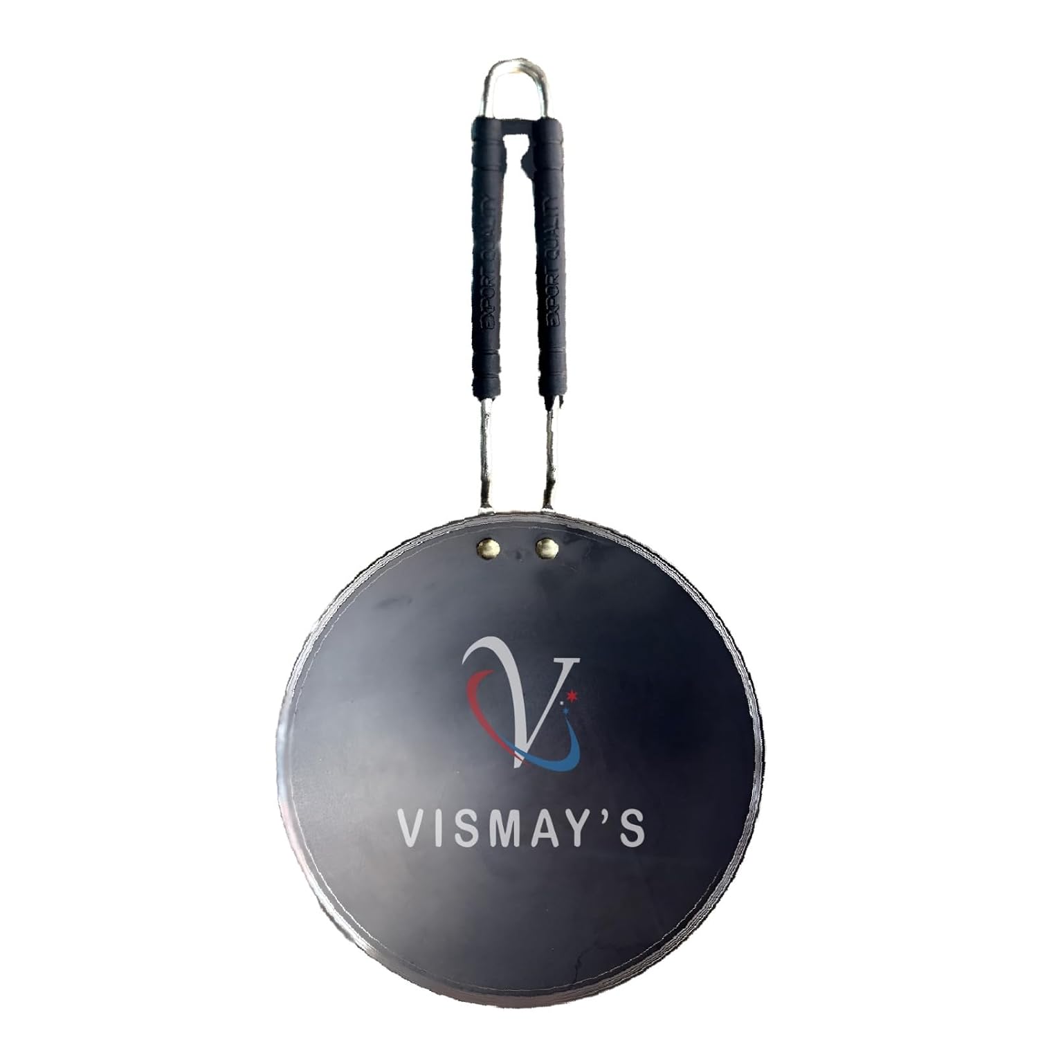 Vismays 9.5 Inch Pure Iron Roti Tawa Smooth Edges Handle