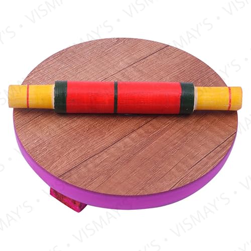 Vismays Wooden Rolling Pin and Board Set...