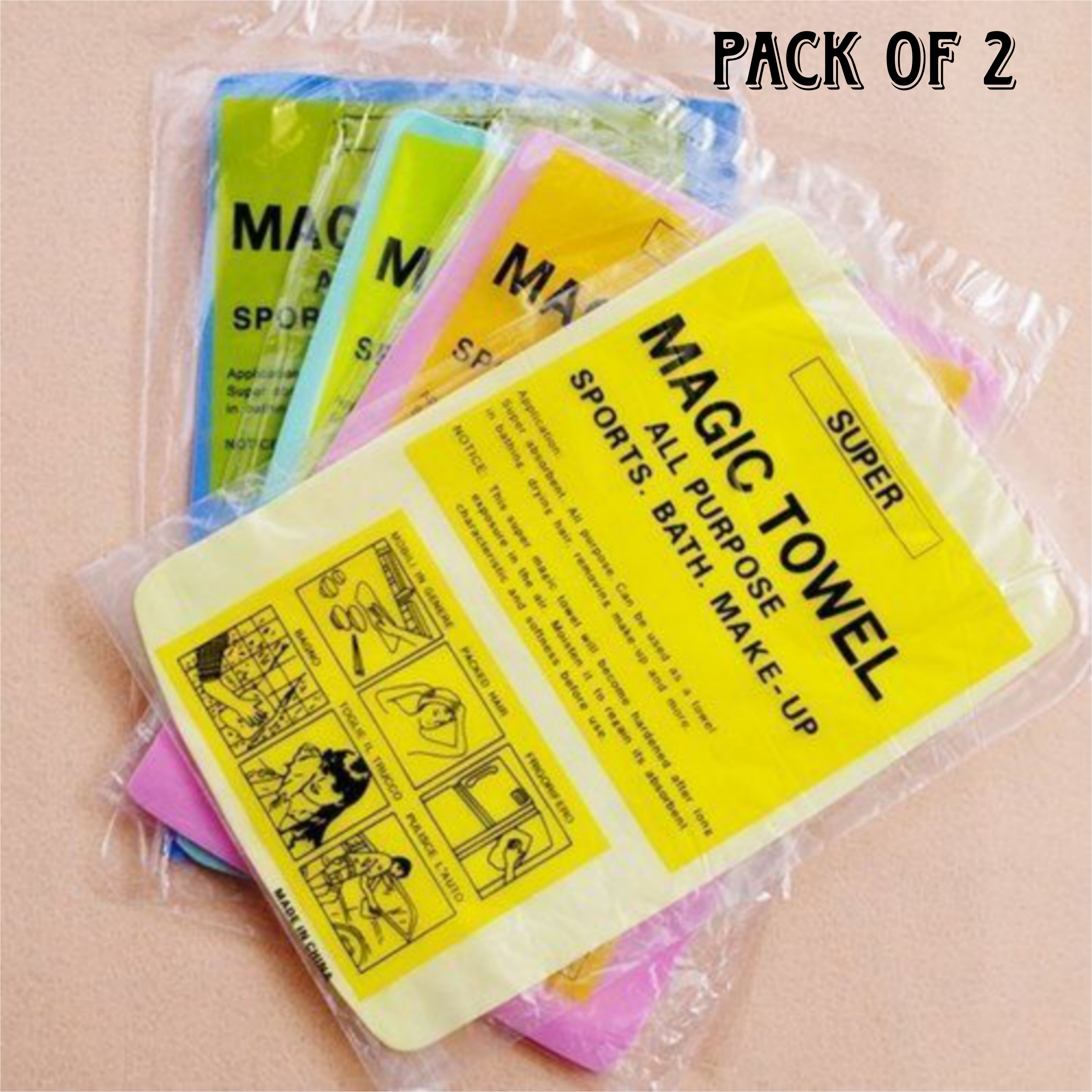 Qawvler Magic Towel Drying Reusable Wate...