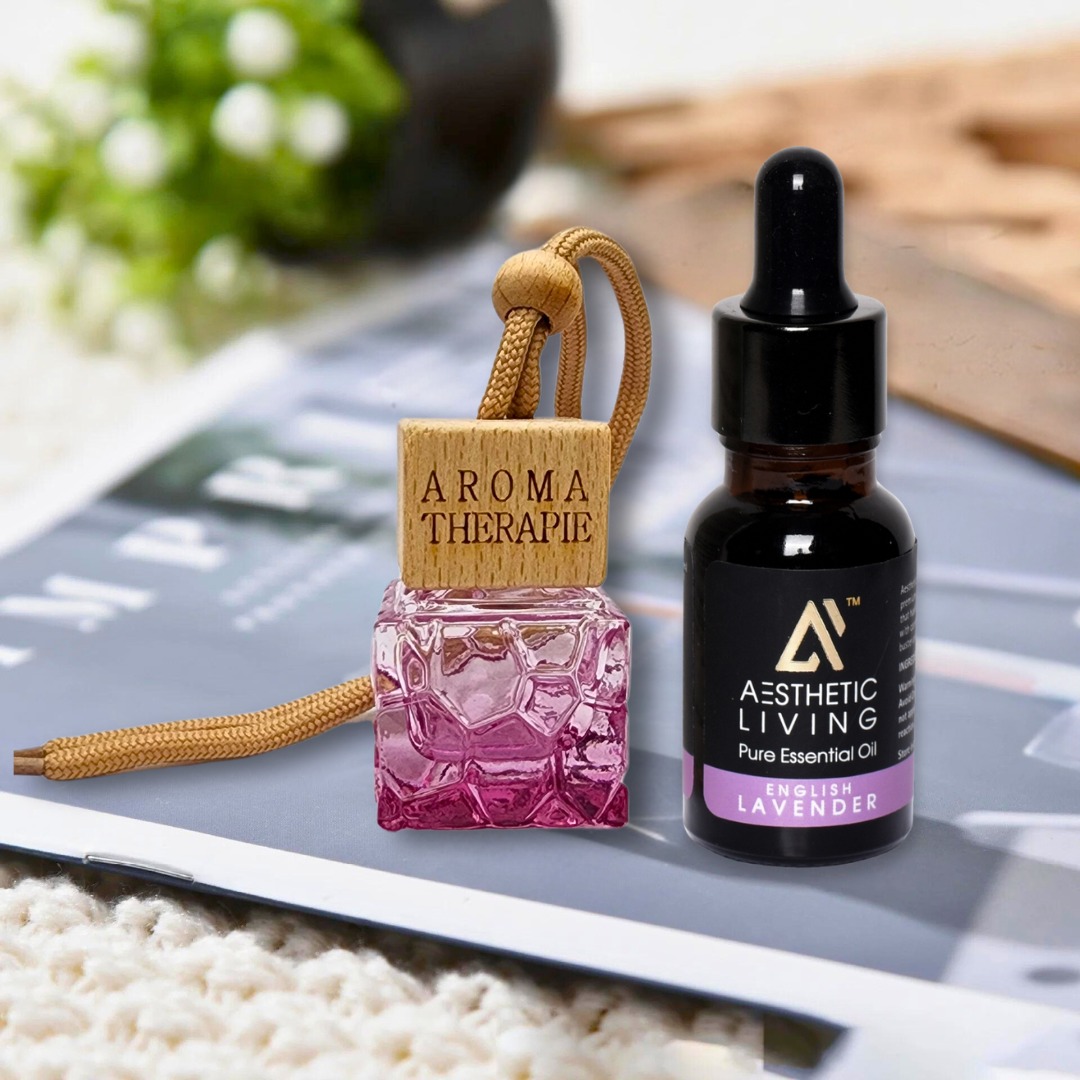 Aesthetic Square Car Diffuser Bottle wit...