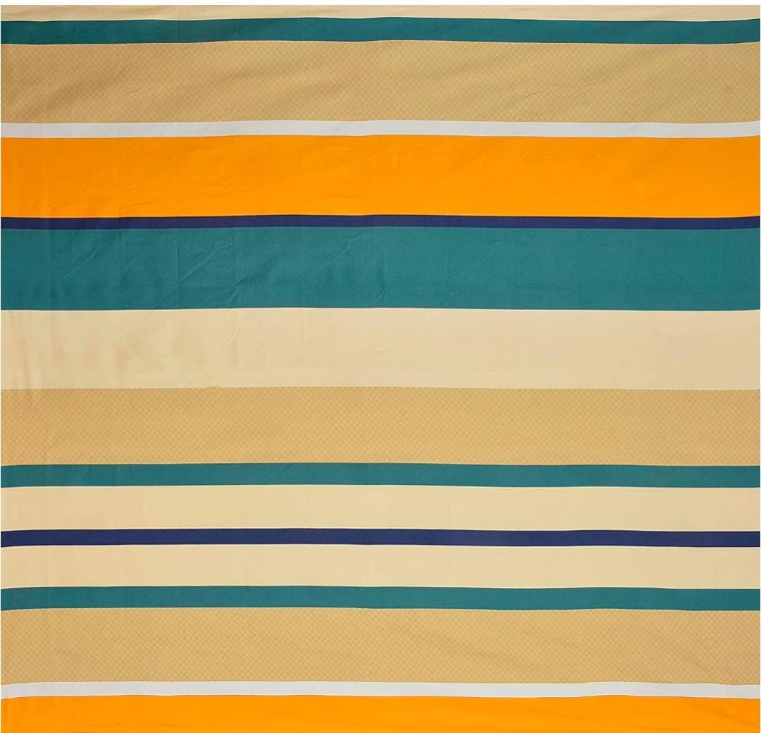 Homdazal Microfibre Abstract Queen Bedsheet Multicolor Classic