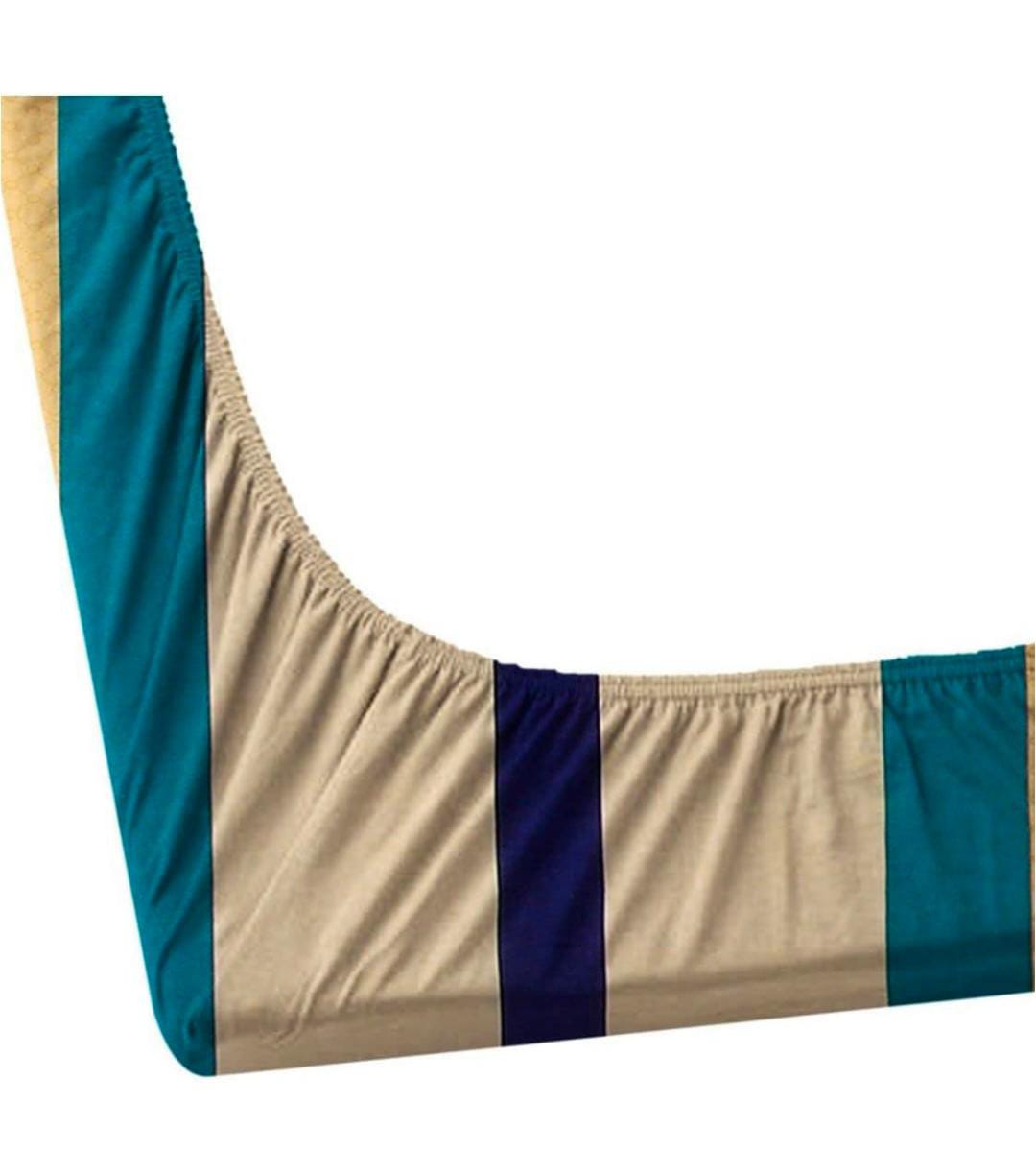 Homdazal Microfibre Abstract Queen Bedsheet Multicolor Classic