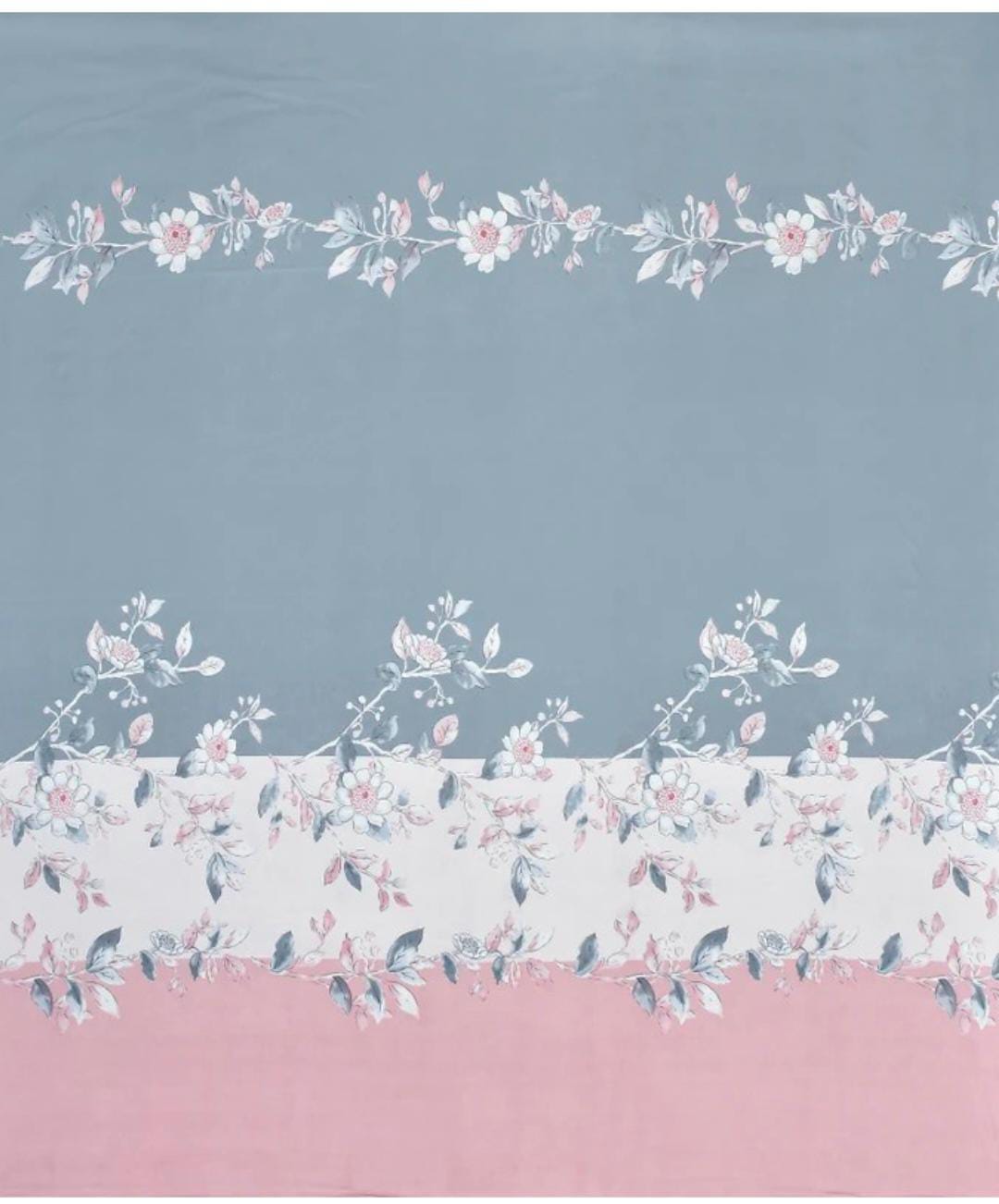 Homdazal Microfibre Abstract Queen Bedsheet Multicolor Flow