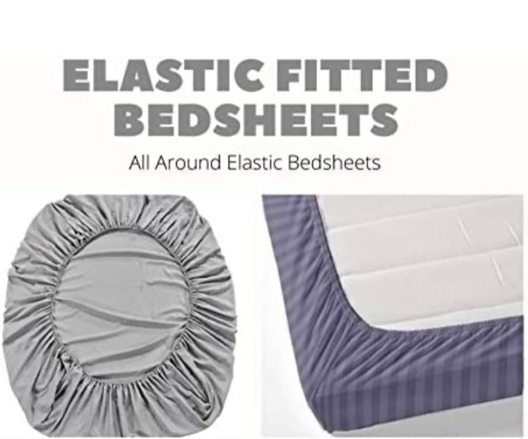 Homdazal Microfibre Abstract Queen Bedsheet Multicolor Pattern