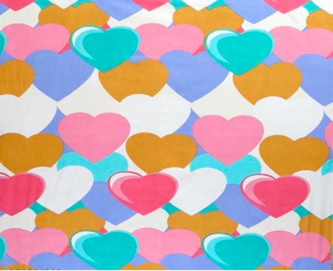 Homdazal Microfibre Abstract Queen Bedsheet Multicolor Splash