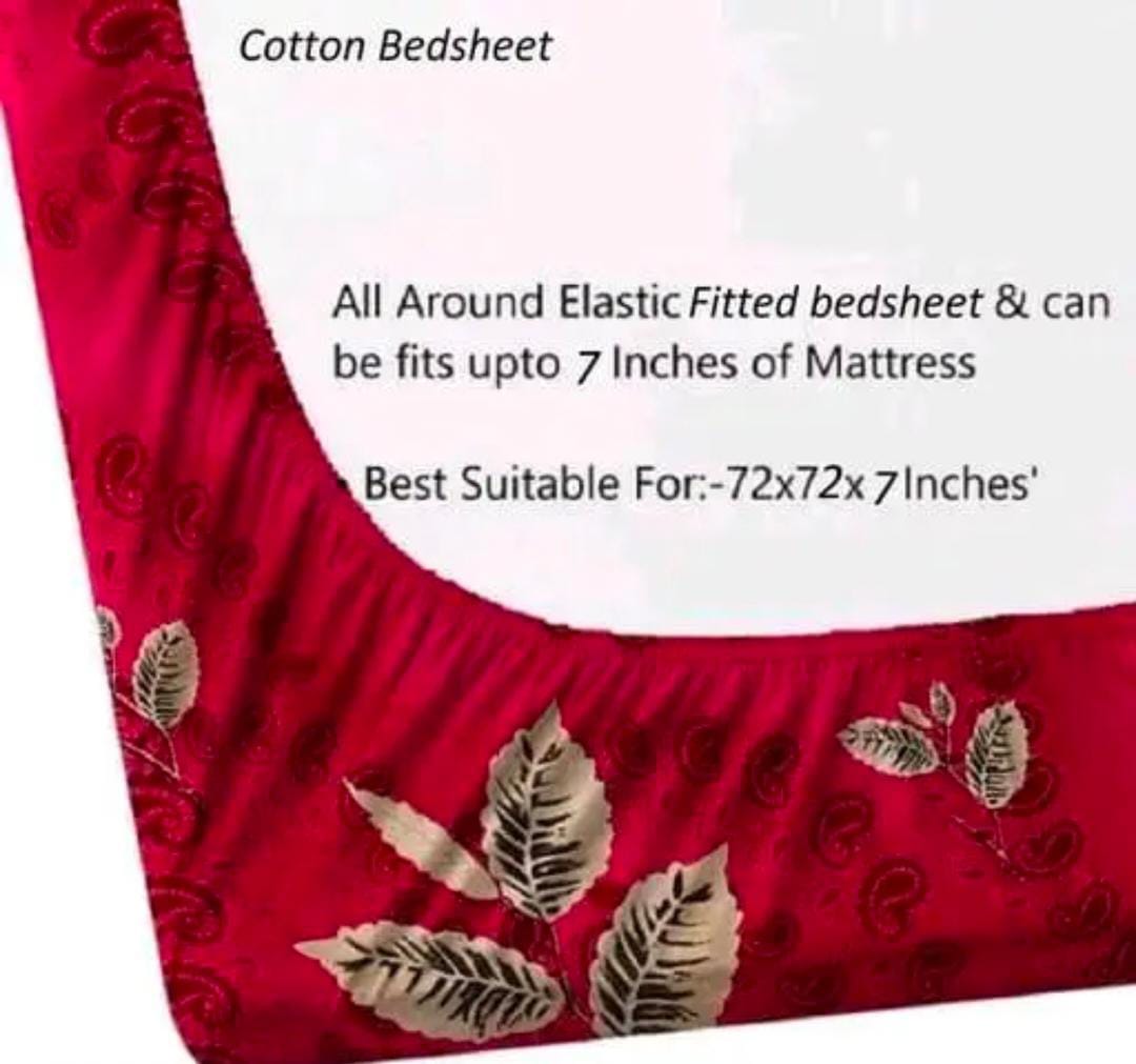 Homdazal Microfibre Abstract Queen Bedsheet Multicolor Prism