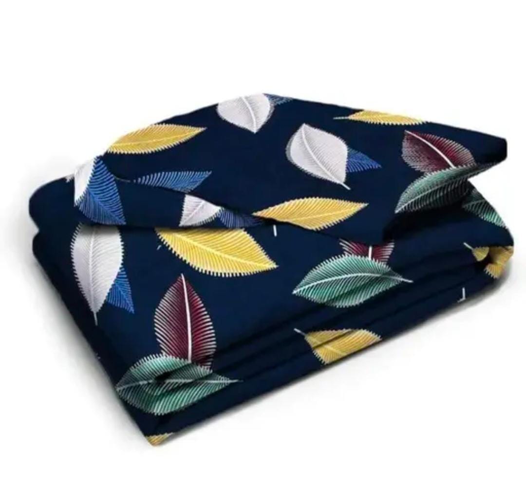 Homdazal Microfibre Abstract Queen Bedsheet Multicolor Brush