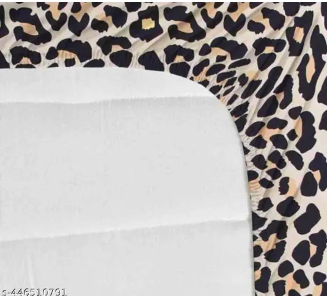 Homdazal Microfibre Abstract Queen Bedsheet Multicolor Wave