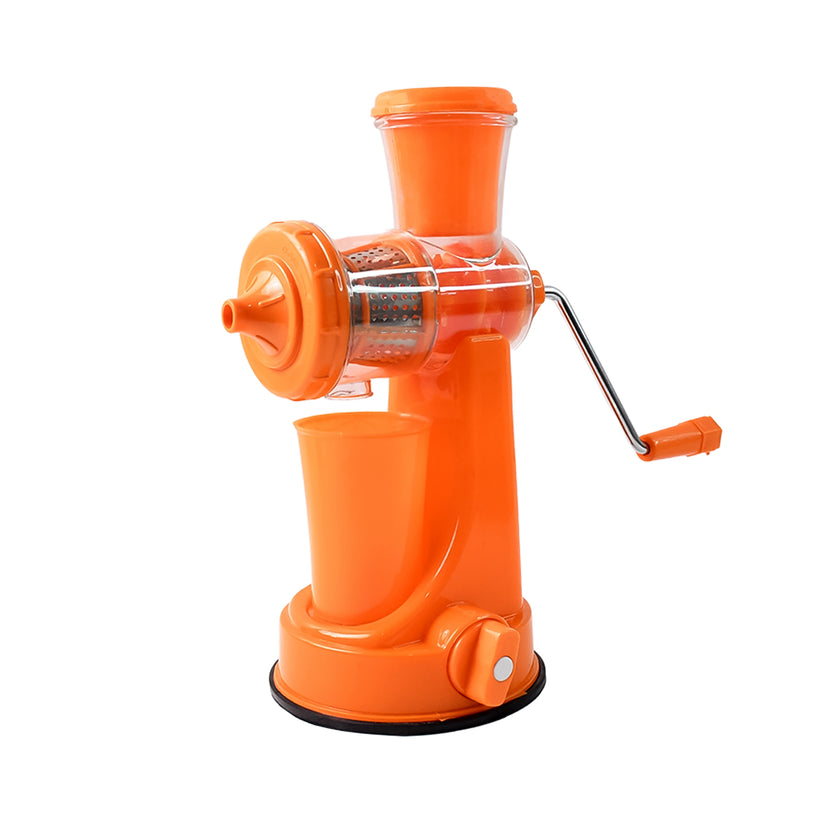 Manual Fruit Vegetable Juicer with Juice Cup Waste Collector