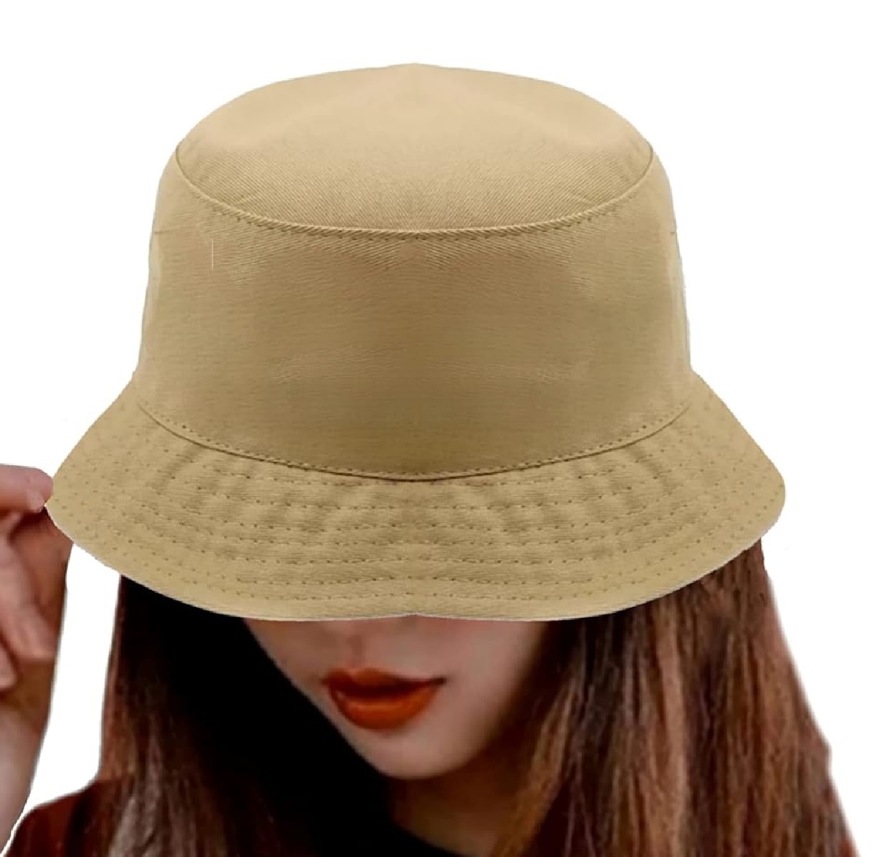 Plain Old Style Father Golf Caps Army Cream Color Head Wear