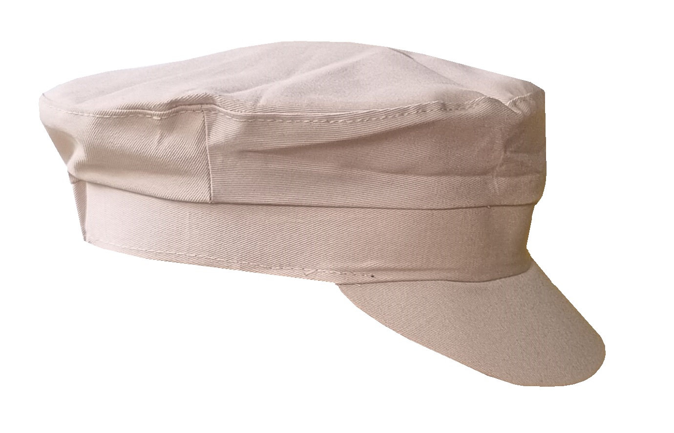 Cream  Short Visor Golf Caps Captain Hats