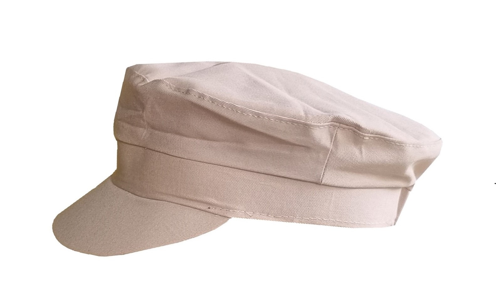 Cream  Short Visor Golf Caps Captain Hats