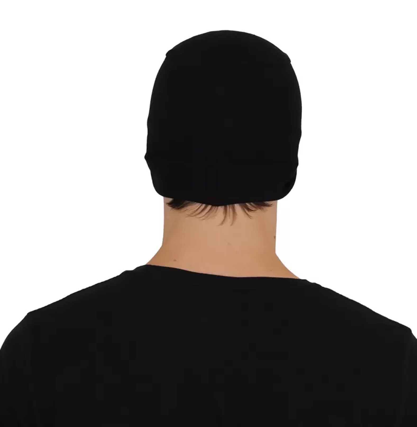 Plain Darling Caps Full Ear Cover Cotton Stretchable With Short Visor