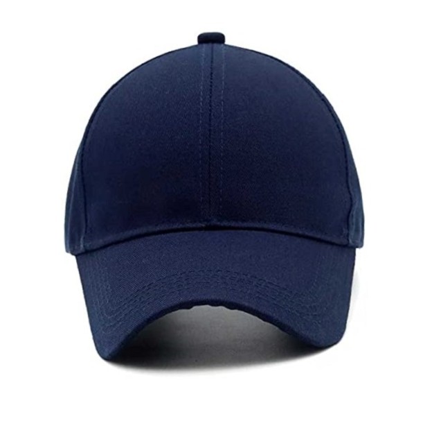 Plain Solid Navy Blue Caps And Hats For Men Trucker Style Head Wear