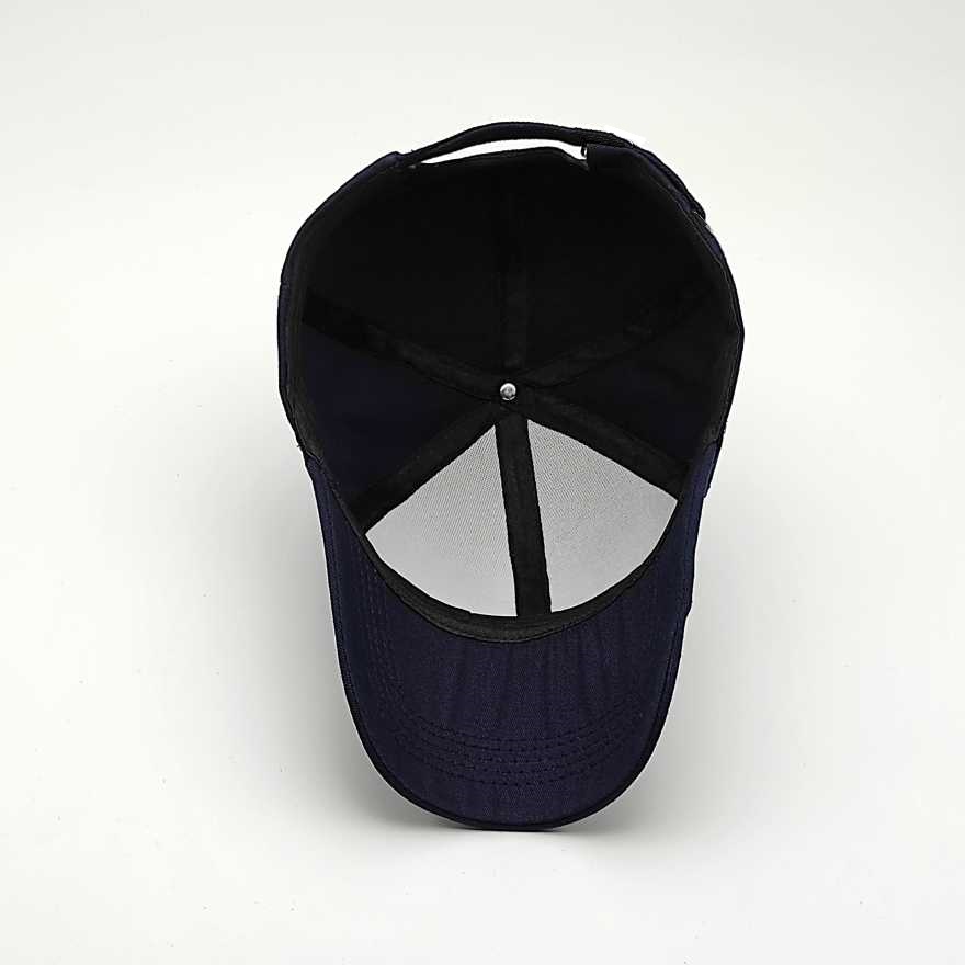 Plain Solid Navy Blue Caps And Hats For Men Trucker Style Head Wear