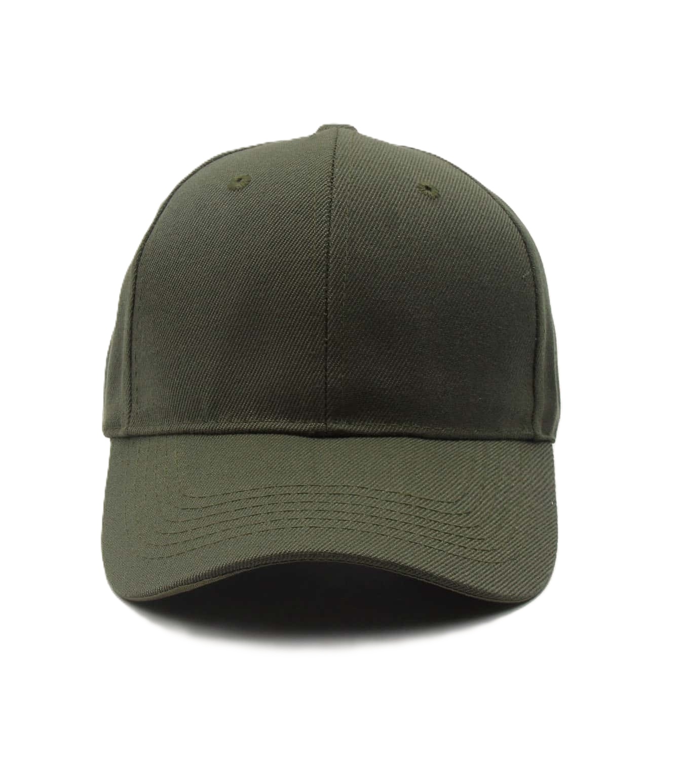 Plain Solid Olive Green Caps And Hats For Men Trucker Style Head Wear