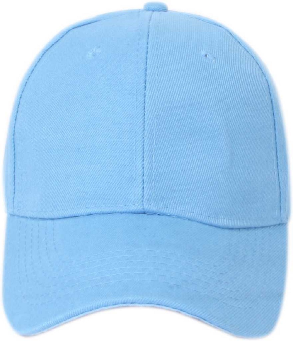 Plain Solid Blue Caps And Hats For Men Trucker Style Head Wear