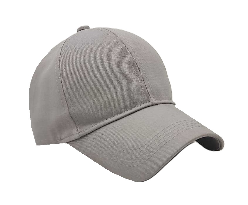 Plain Solid Grey Caps And Hats For Men T...