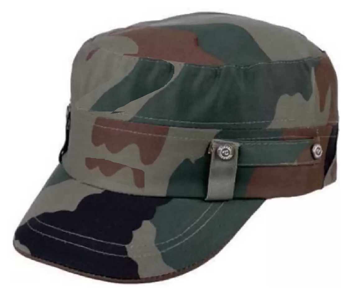 Short Visor Captain Style Golf Caps For Men Army Camouflage Color