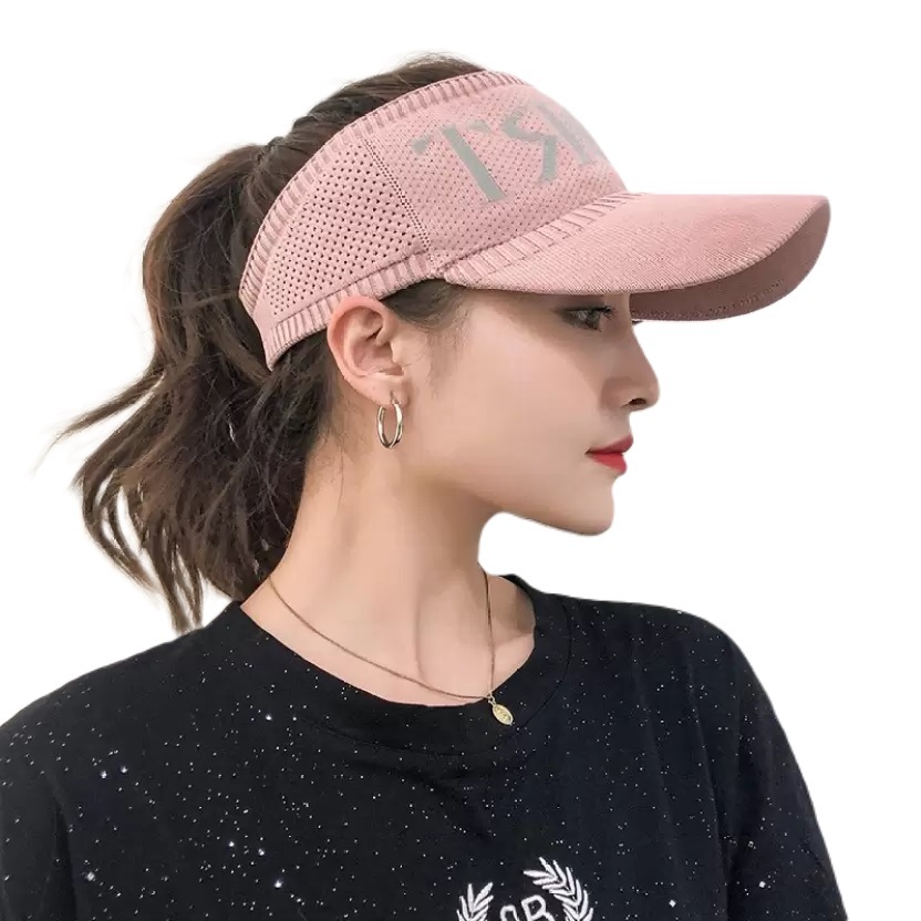 Tennis Golf Half Visor Hats And Caps For Men Pink Color